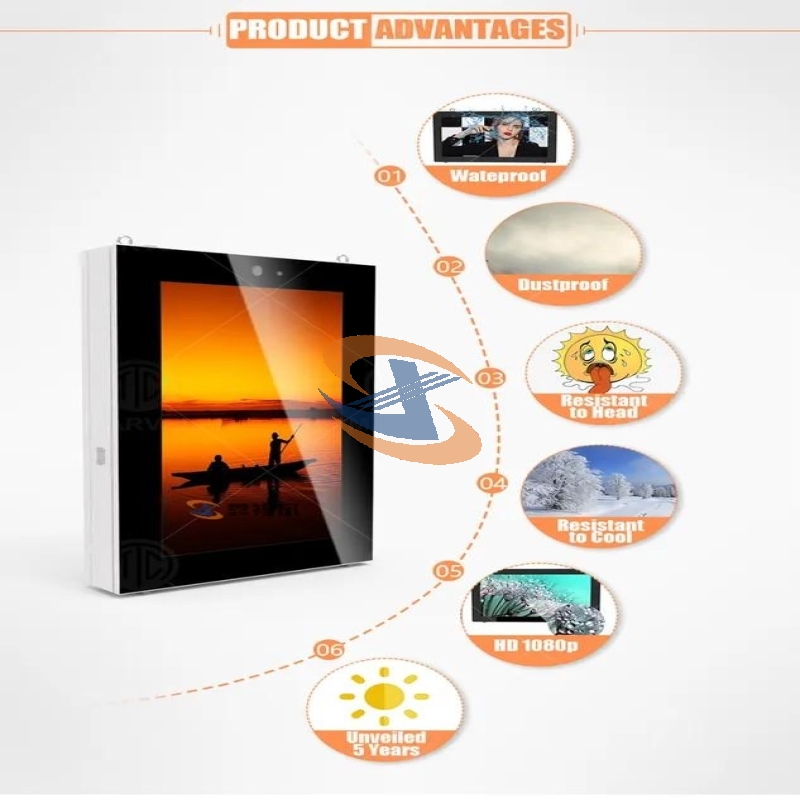 21.5 inch outdoor wall mounted digital signage